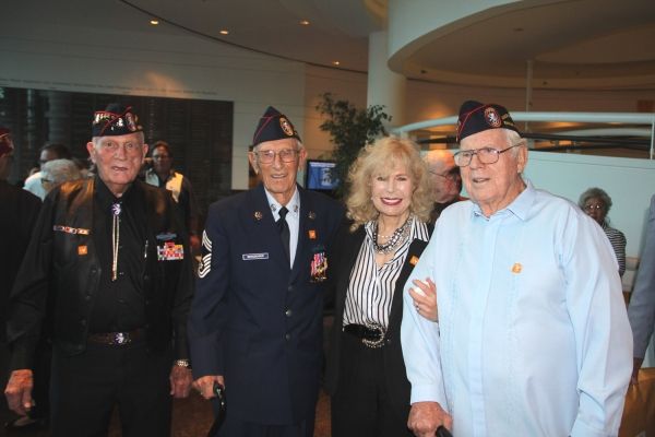 Bill Eldridge,  Harold Bergbower, Loretta Swit, Ed Friese Photo