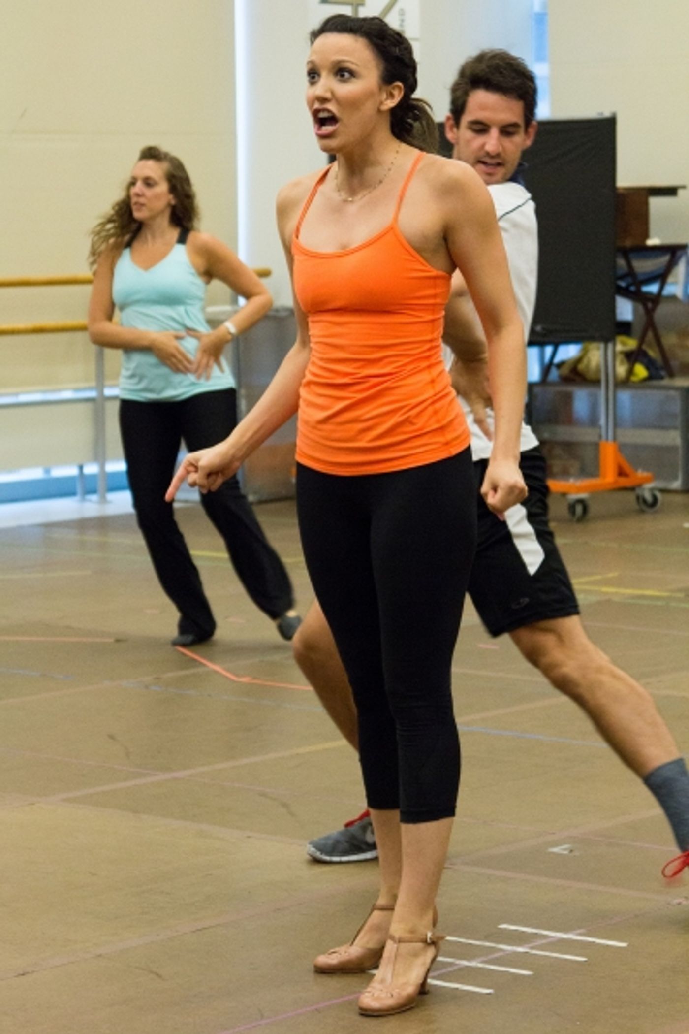 Photo Coverage: Caroline Bowman, Josh Young & EVITA Touring Cast Meet the Press! Image