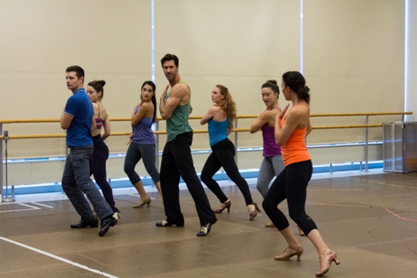 Photo Coverage: Caroline Bowman, Josh Young & EVITA Touring Cast Meet the Press! Image