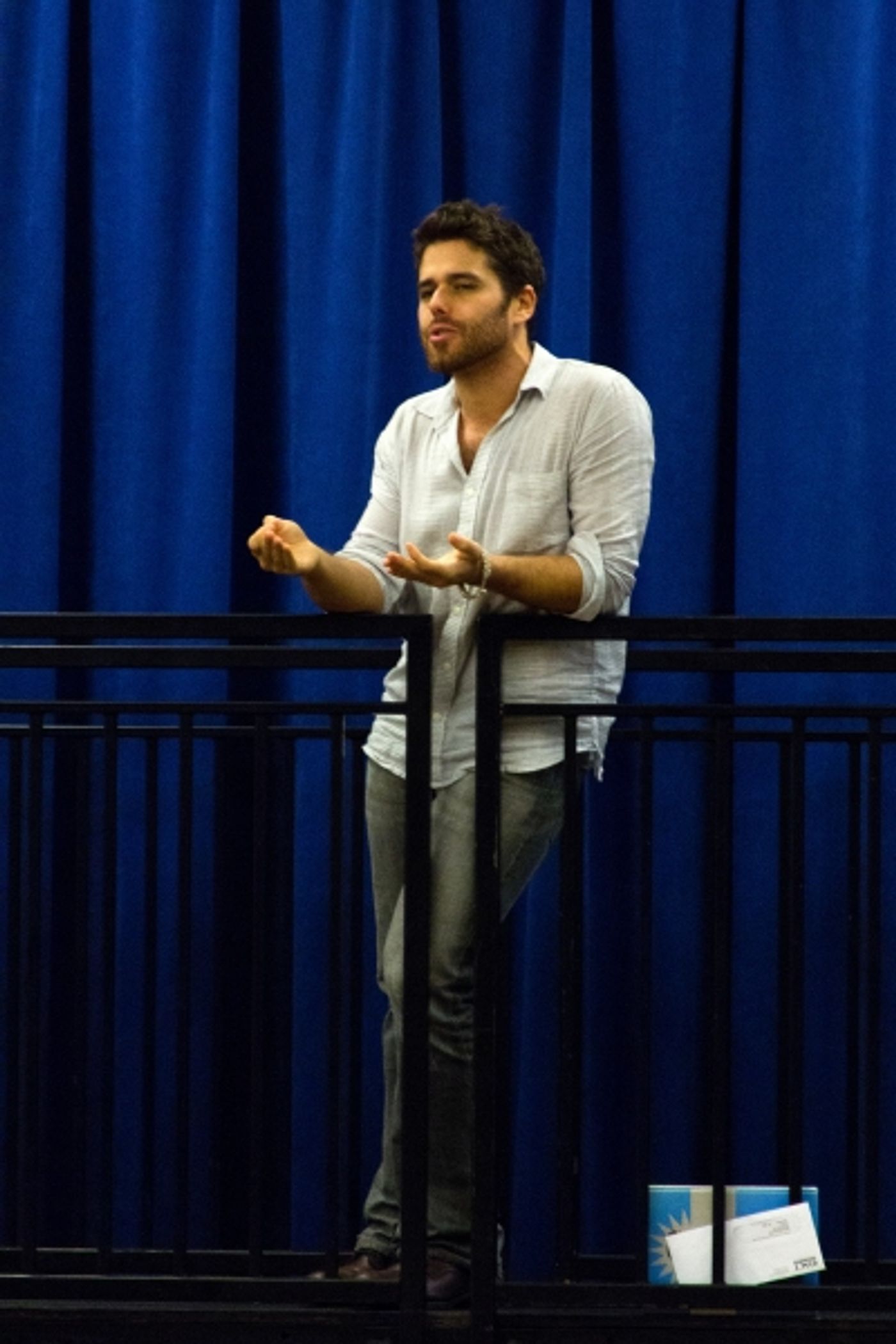 Photo Coverage: Caroline Bowman, Josh Young & EVITA Touring Cast Meet the Press! Image