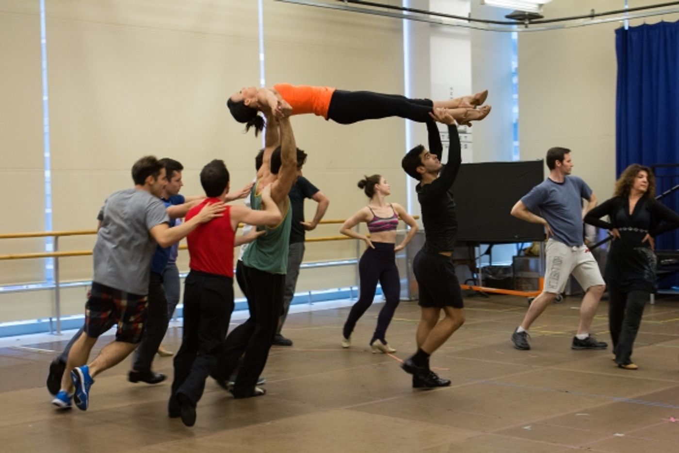 Photo Coverage: Caroline Bowman, Josh Young & EVITA Touring Cast Meet the Press! Image