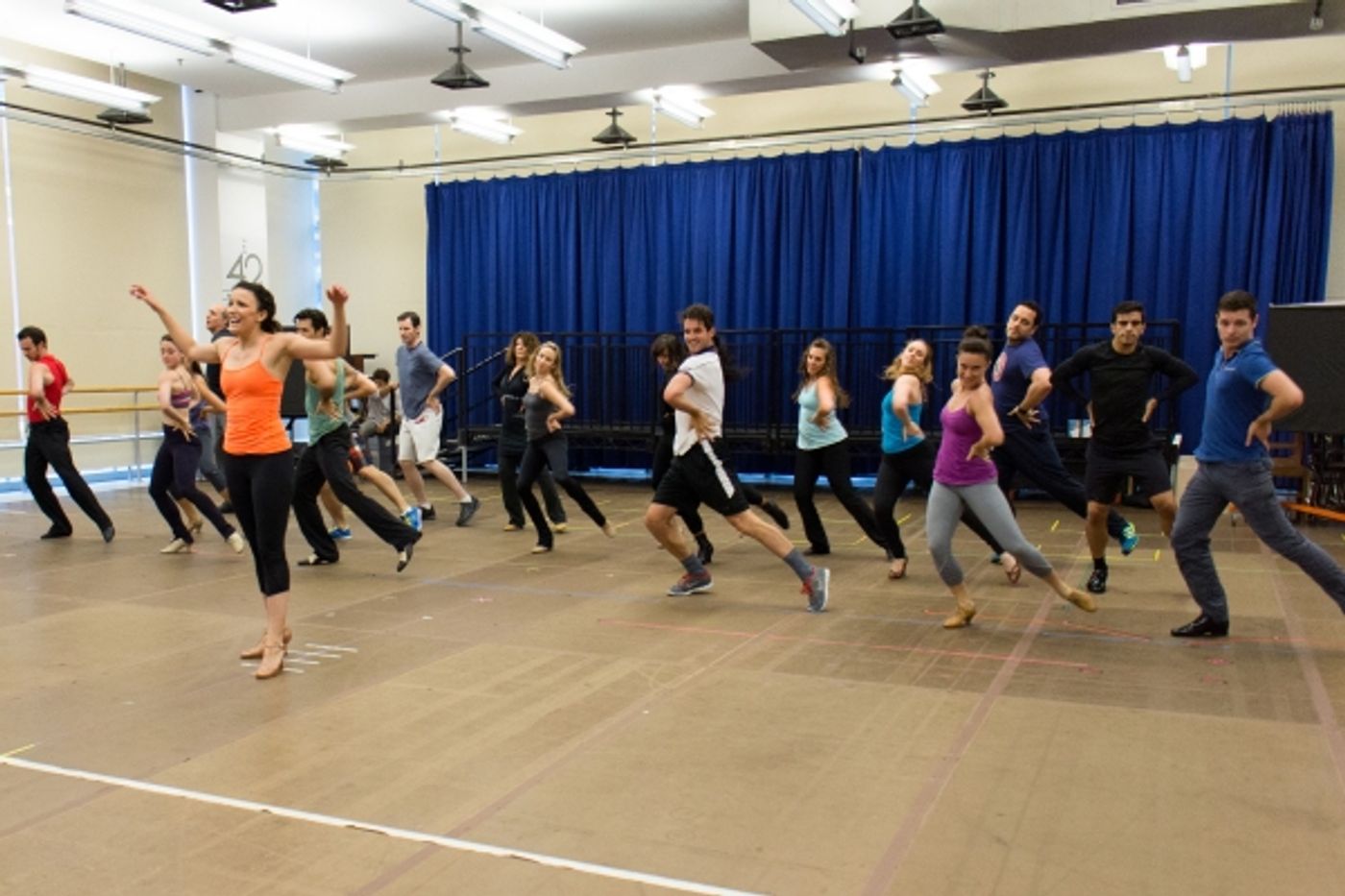 Photo Coverage: Caroline Bowman, Josh Young & EVITA Touring Cast Meet the Press! Image