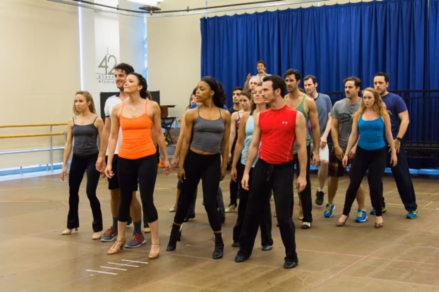 Photo Coverage: Caroline Bowman, Josh Young & EVITA Touring Cast Meet the Press! Image