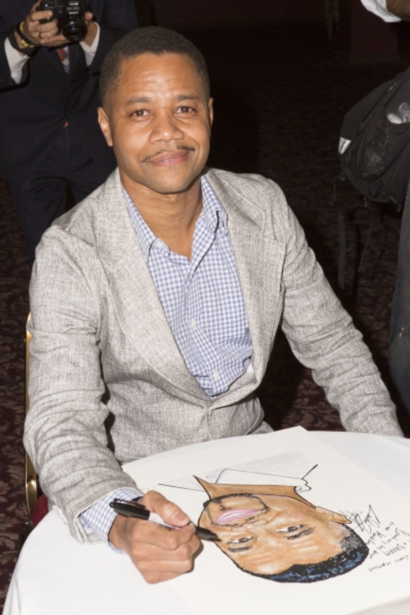 Photo Coverage: Oscar-Winner Cuba Gooding Jr. Unveils Sardi's Caricature!  Image
