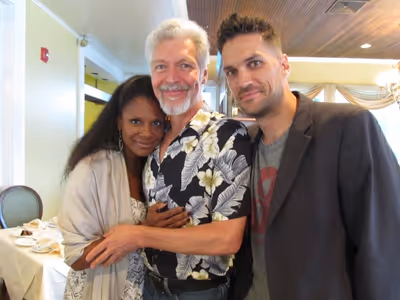 Audra McDonald, Tony Sheldon (Horace Vandergelder) and Will Swenson Photo