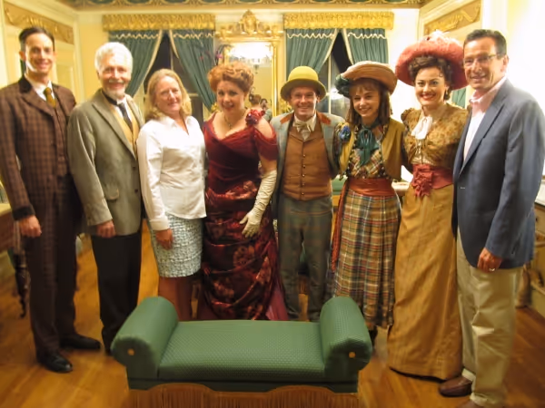 Cathy Malloy, Klea Blackhurst, Jeremy Morse, Catherine Blades, Ashley Brown and Offic Photo