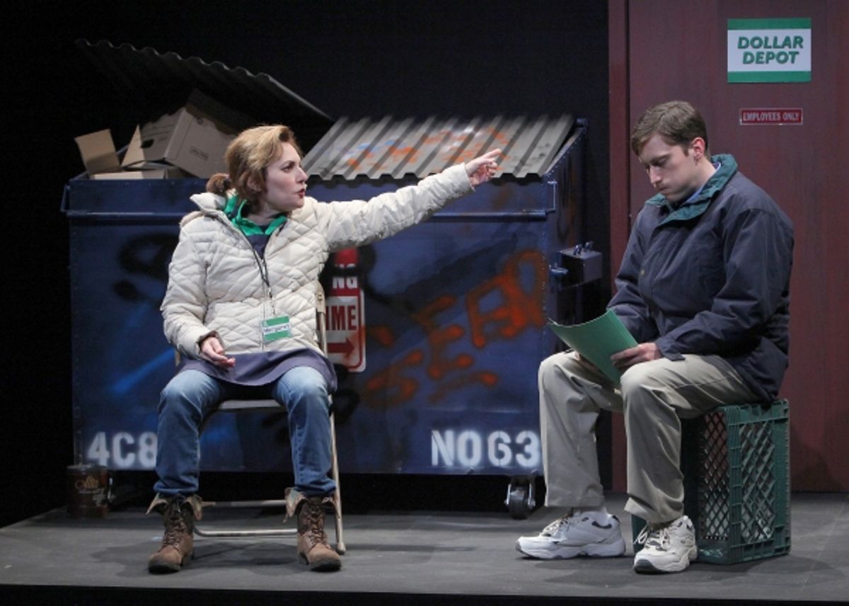 Amy Resnick (Margie) and Ben Euphrat (Stevie) at 