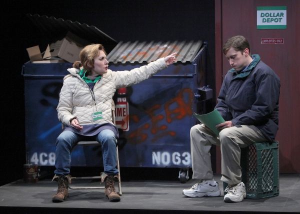 Amy Resnick (Margie) and Ben Euphrat (Stevie) Photo