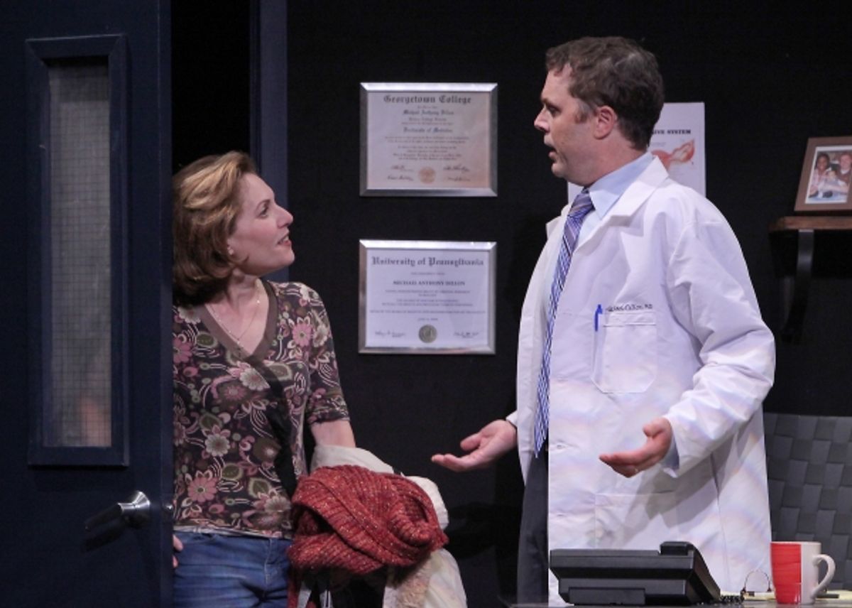 Amy Resnick (Margie) and Mark Anderson Phillips (Mike)  at 