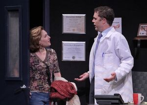 Amy Resnick (Margie) and Mark Anderson Phillips (Mike) @ BroadwayWorld Amy Resnick (Margie) and Mark Anderson Phillips (Mike) Photo
