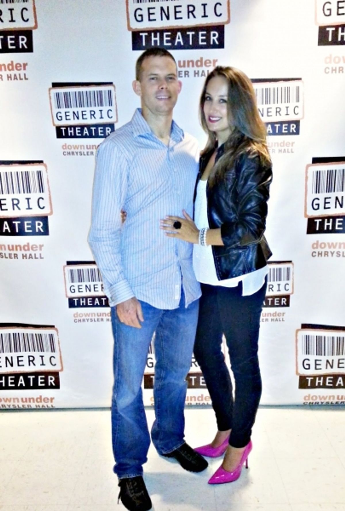 Jennifer Murphy and guest at 