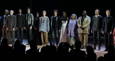 Orlando Bloom and Condola Rashad and the ensemble cast  Photo