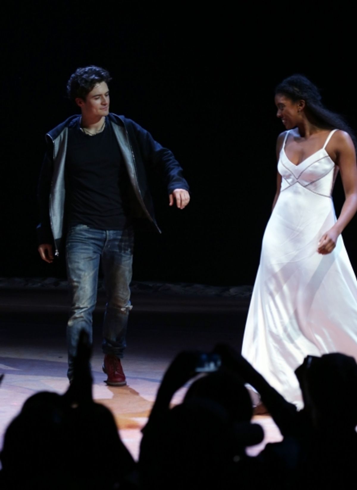 Orlando Bloom and Condola Rashad  at 