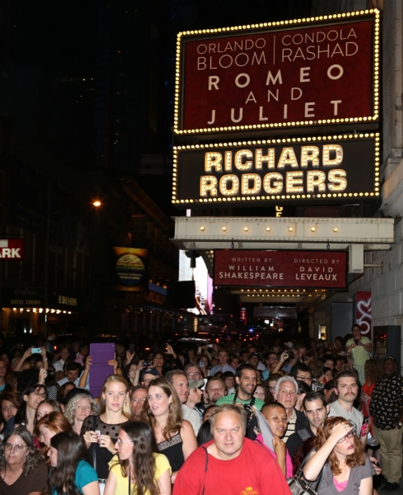 Photo Coverage: Orlando Bloom, Condola Rashad & More Meet Fans at ROMEO & JULIET Stage Door Following First Preview  Image