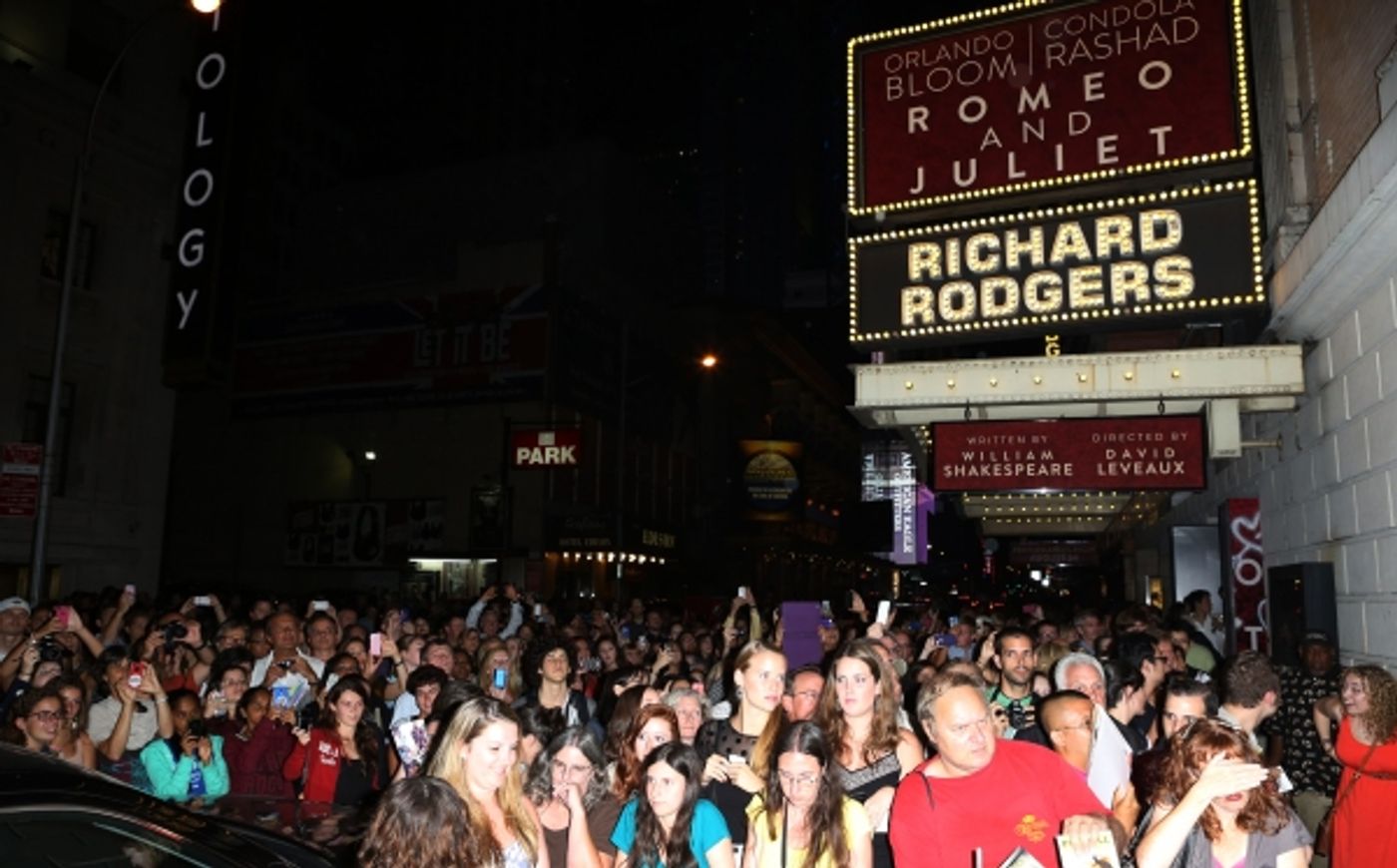 Photo Coverage: Orlando Bloom, Condola Rashad & More Meet Fans at ROMEO & JULIET Stage Door Following First Preview  Image