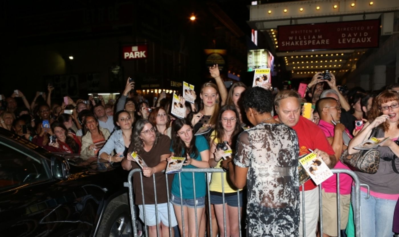Photo Coverage: Orlando Bloom, Condola Rashad & More Meet Fans at ROMEO & JULIET Stage Door Following First Preview  Image