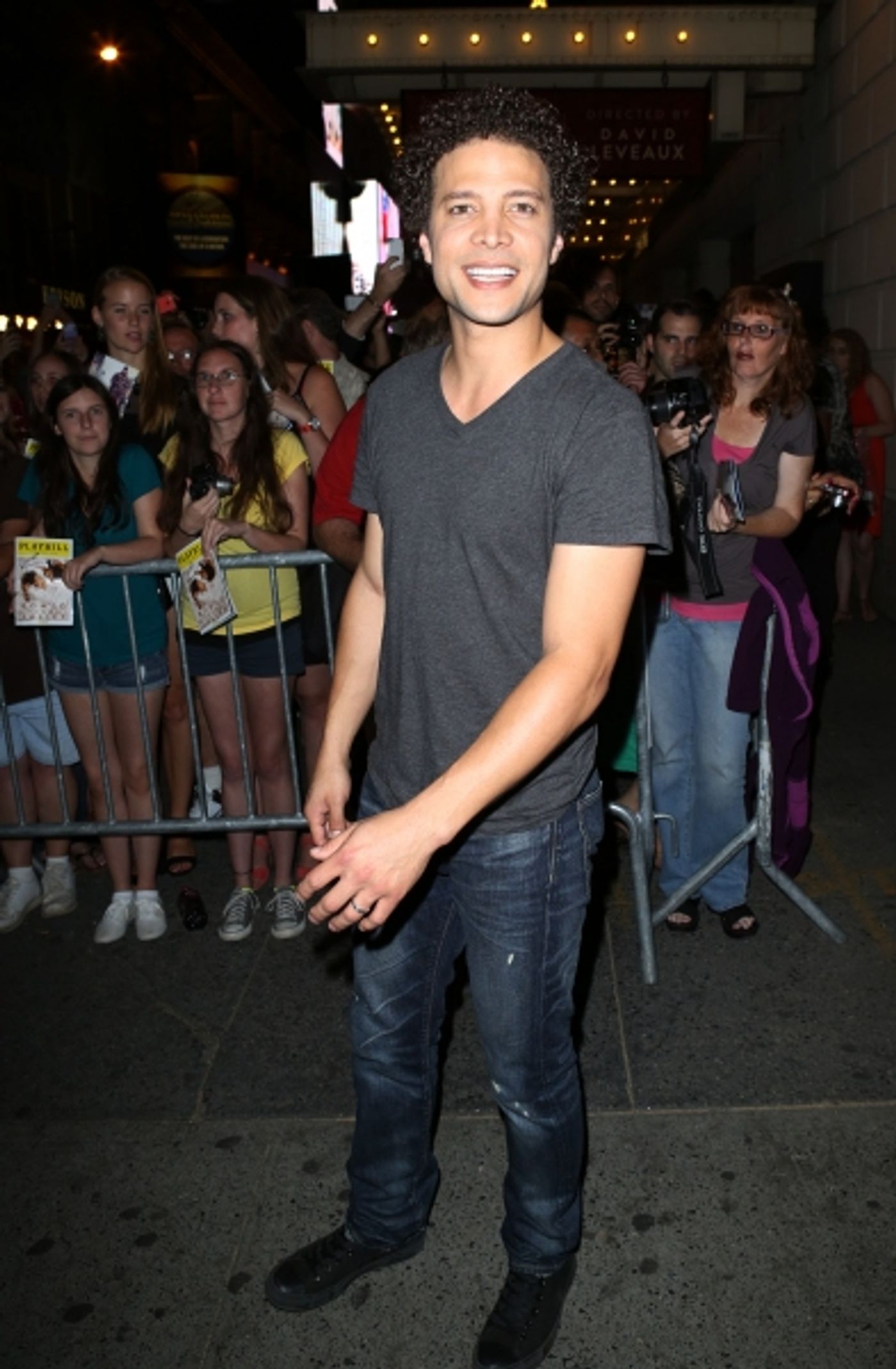 Photo Coverage: Orlando Bloom, Condola Rashad & More Meet Fans at ROMEO & JULIET Stage Door Following First Preview  Image