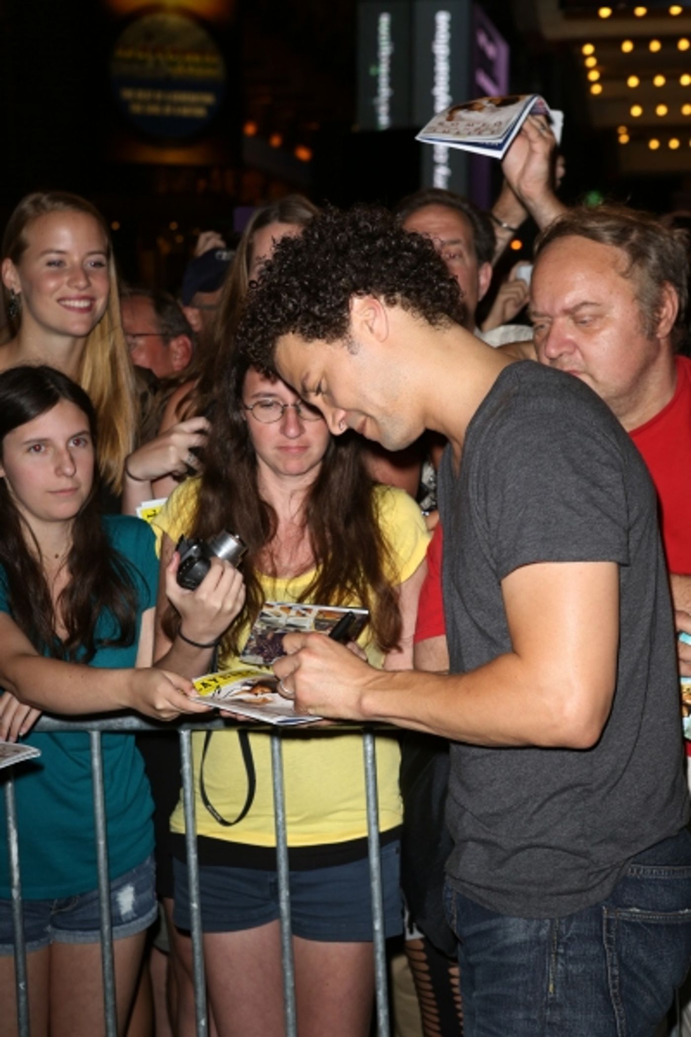 Photo Coverage: Orlando Bloom, Condola Rashad & More Meet Fans at ROMEO & JULIET Stage Door Following First Preview  Image
