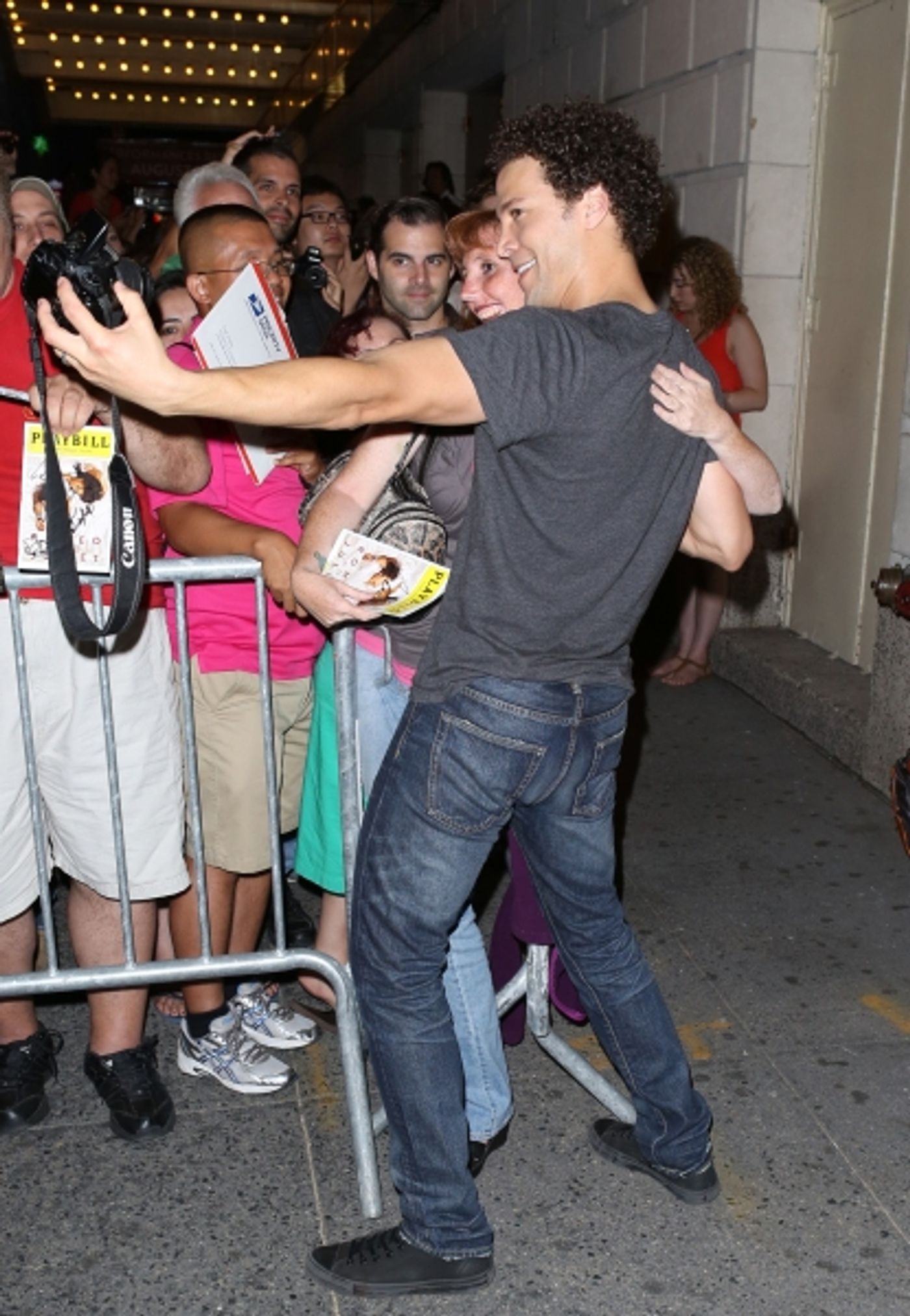 Photo Coverage: Orlando Bloom, Condola Rashad & More Meet Fans at ROMEO & JULIET Stage Door Following First Preview  Image