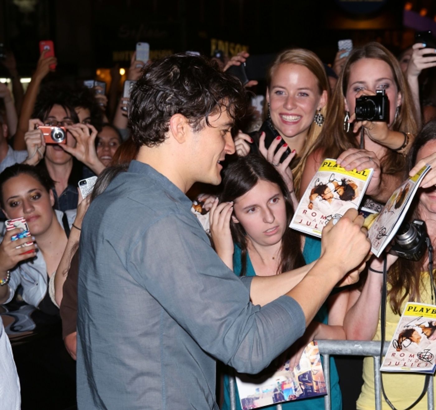 Photo Coverage: Orlando Bloom, Condola Rashad & More Meet Fans at ROMEO & JULIET Stage Door Following First Preview  Image