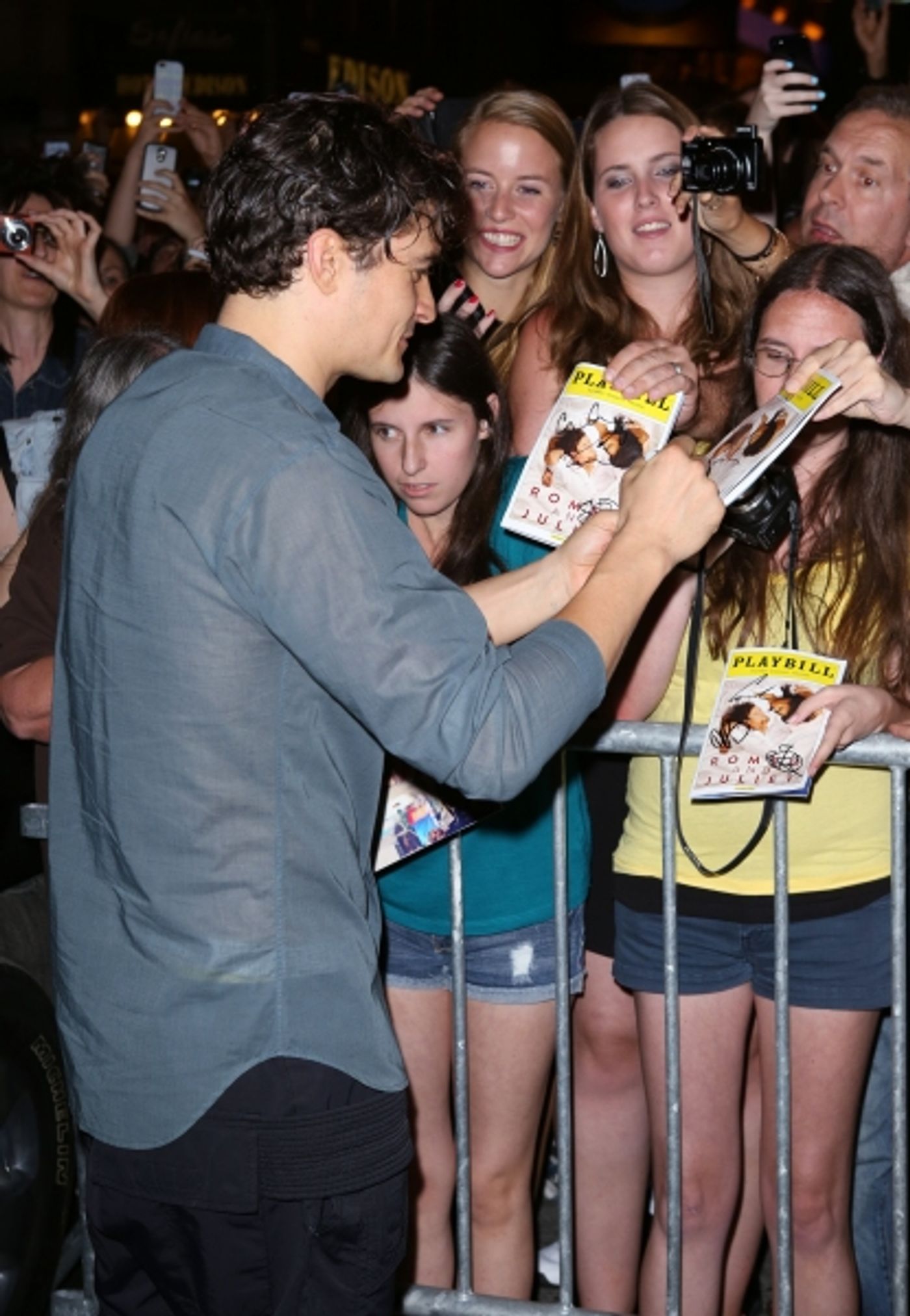 Photo Coverage: Orlando Bloom, Condola Rashad & More Meet Fans at ROMEO & JULIET Stage Door Following First Preview  Image