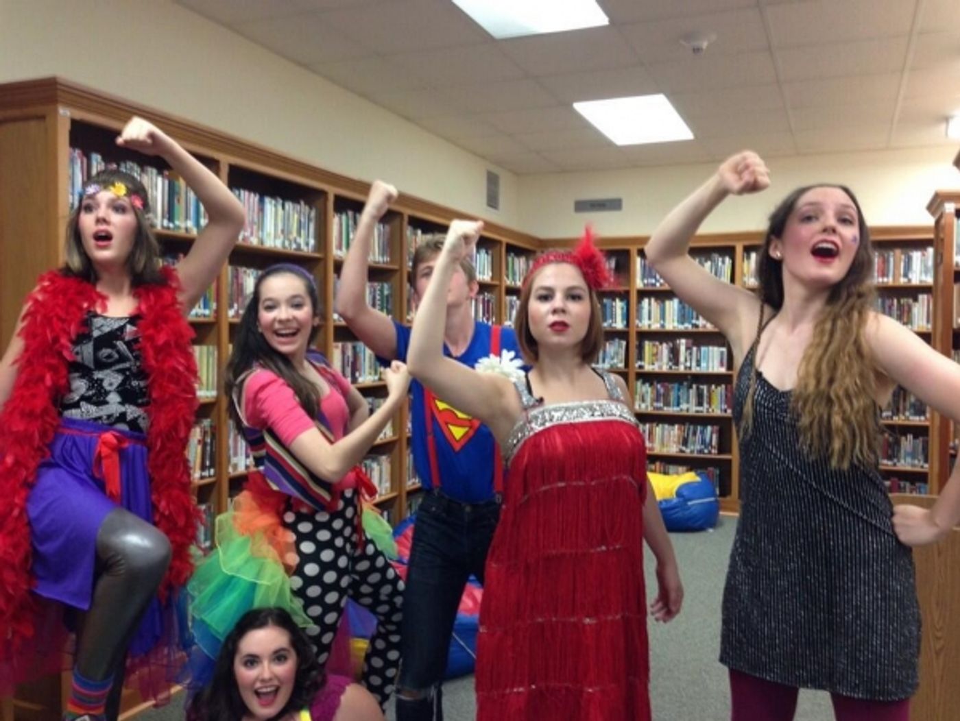 Photo Flash: Saturday Intermission Pics, August 24 - Part 2 - MATILDA's Lesli Margherita Takes a Crack at 'Candy Crush'; Plus THE LION KING National Tour, CATS & More!  Image