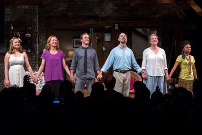 Liesel Allen Yeager, Julie White, Creed Garnick, David Hyde Pierce, Kristine Nielsen, Photo