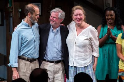 David Hyde Pierce, Christopher Durang, Kristine Nielsen, Heather Simms Photo