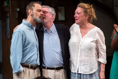 David Hyde Pierce, Christopher Durang, Kristine Nielsen Photo