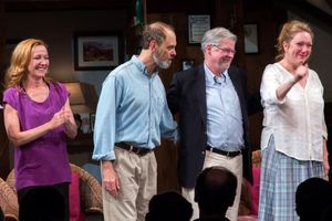 Julie White, David Hyde Pierce, Christopher Durang, Kristine Nielsen @ BroadwayWorld Julie White, David Hyde Pierce, Christopher Durang, Kristine Nielsen Photo