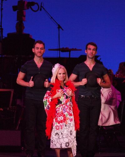 Kristin Chenoweth, Constantine Germanacos and Johnny Stellard
 Photo