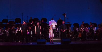 Constantine Germanacos, Jennifer Diamond, Kristin Chenoweth and Johnny Stellard
 Photo