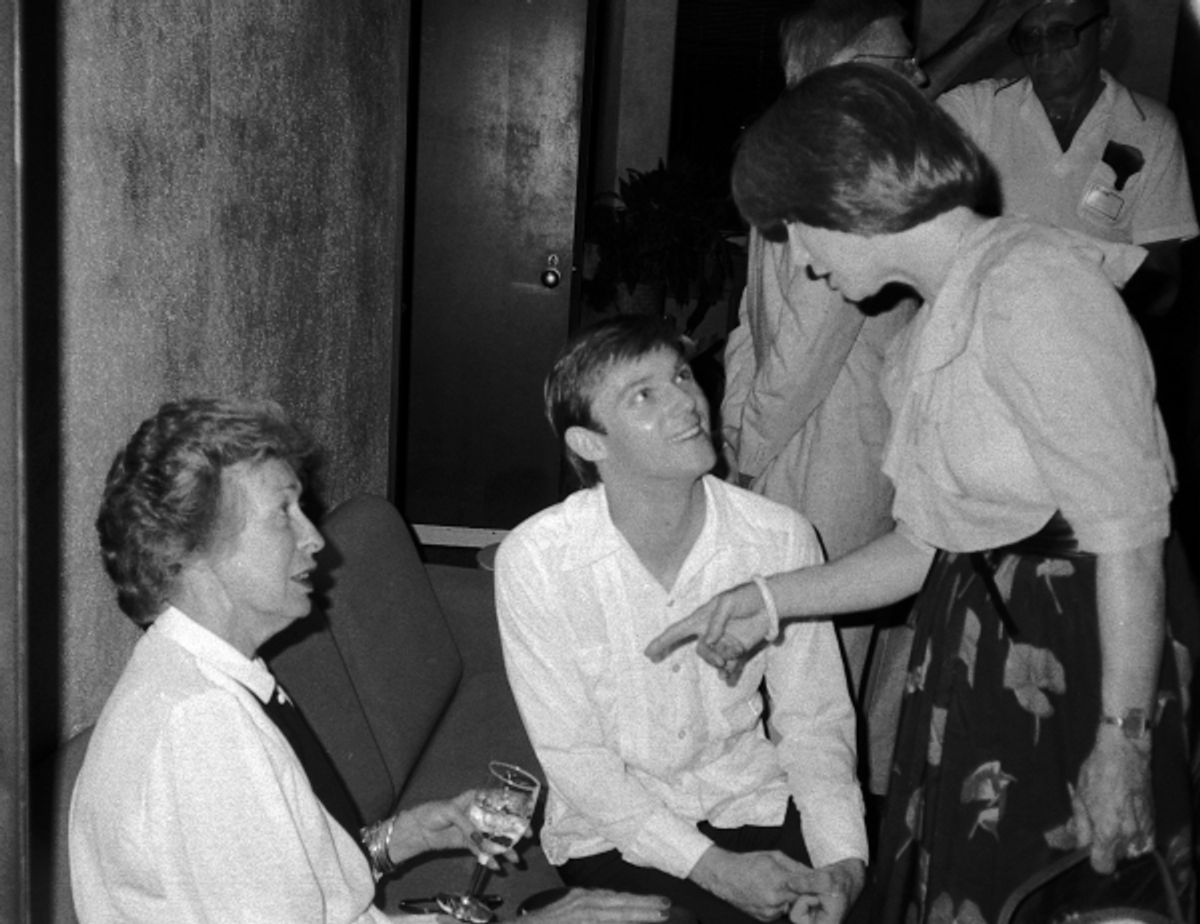 Eileen Heckart, Richard Thomas and Julie Harri at 