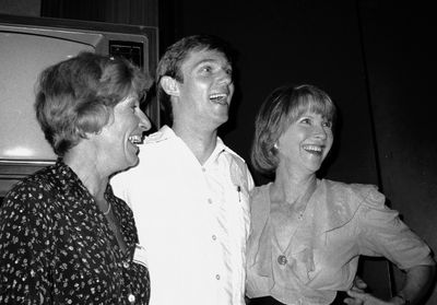Nancy Marchand, Richard Thomas and Julie Harris Photo