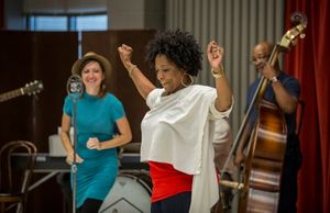 Claire Kander (Lutie), E. Faye Butler (Sister Juba) and Anderson Edwards (Shorty) @ BroadwayWorld Claire Kander (Lutie), E. Faye Butler (Sister Juba) and Anderson Edwards (Shorty) Photo