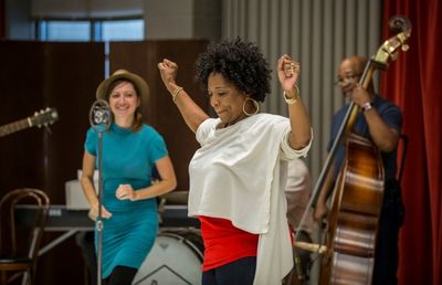 Claire Kander (Lutie), E. Faye Butler (Sister Juba) and Anderson Edwards (Shorty) Photo