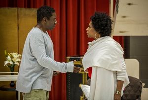 Cleavant Derricks (Sylvester Sykes) and E. Faye Butler (Sister Juba) @ BroadwayWorld Cleavant Derricks (Sylvester Sykes) and E. Faye Butler (Sister Juba) Photo