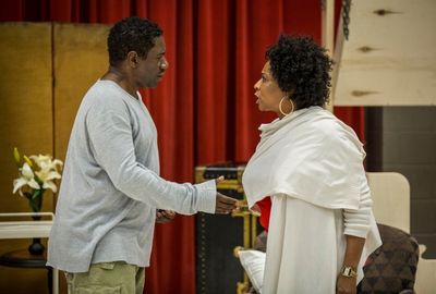 Cleavant DerricksÃ‚Â (Sylvester Sykes) and E. Faye Butler (Sister Juba) Photo