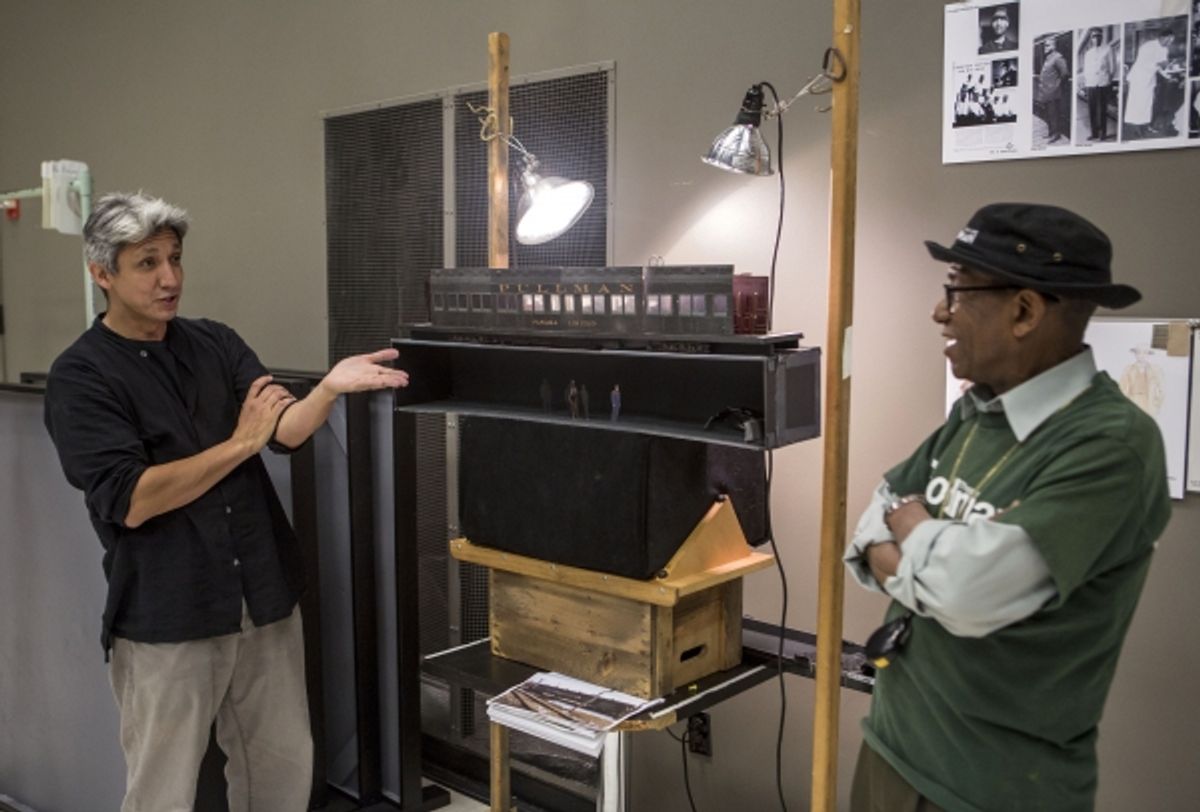 Set Designer Riccardo Hernandez and Director Chuck Smith at 