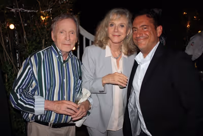Dick Cavett, Blythe Danner, Eugene Pack Photo