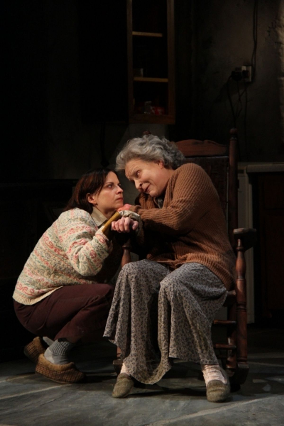 Kimberly Gilbert (Maureen Folan) and Sarah Marshall (Mag Folan) at 
