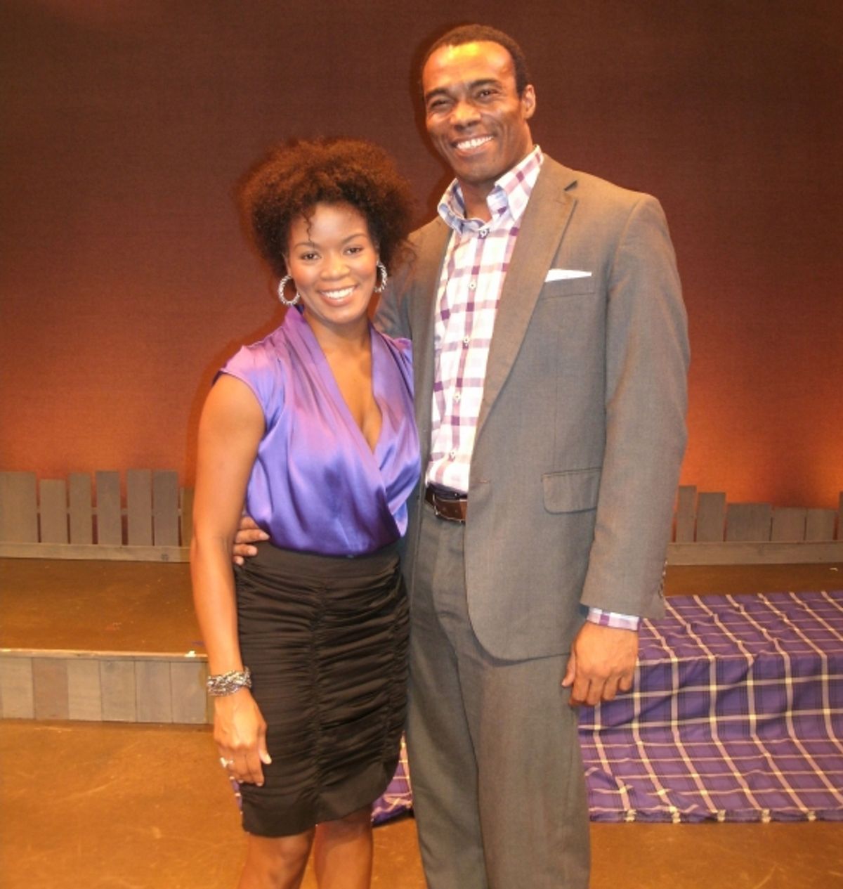 Trisha Jeffrey, Keithon Gibson at 