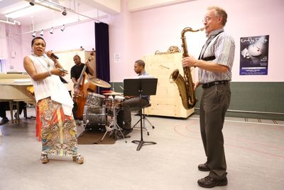 Dee Dee Bridgewater and Ken Hitchcock  Photo