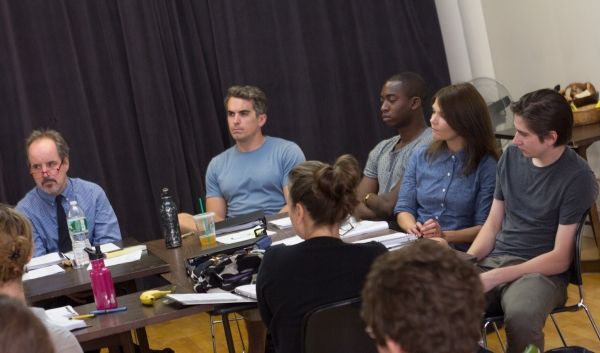 John Pankow, Alec Beard, Tobi Aremu, Kathryn Erbe and Chris Bert Photo