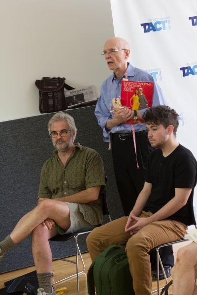 John McDermott (sets), David Toser (costumes) and Jesse Geguzis (Co-Fight Director) Photo