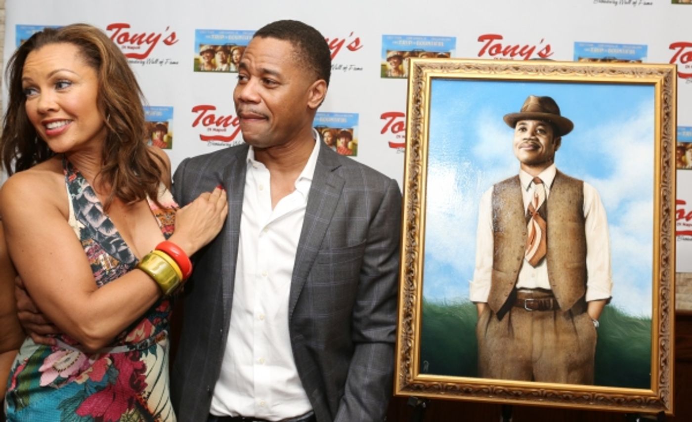 Photo Coverage: Cuba Gooding Jr. Unveils Portrait at Tony Di Napoli's Image