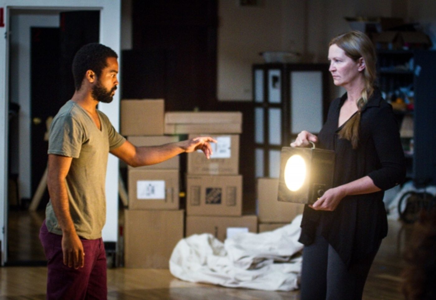 Photo Flash: In Rehearsal for Steppenwolf's Joan Allen-Led THE WHEEL, Begin. 9/12  Image
