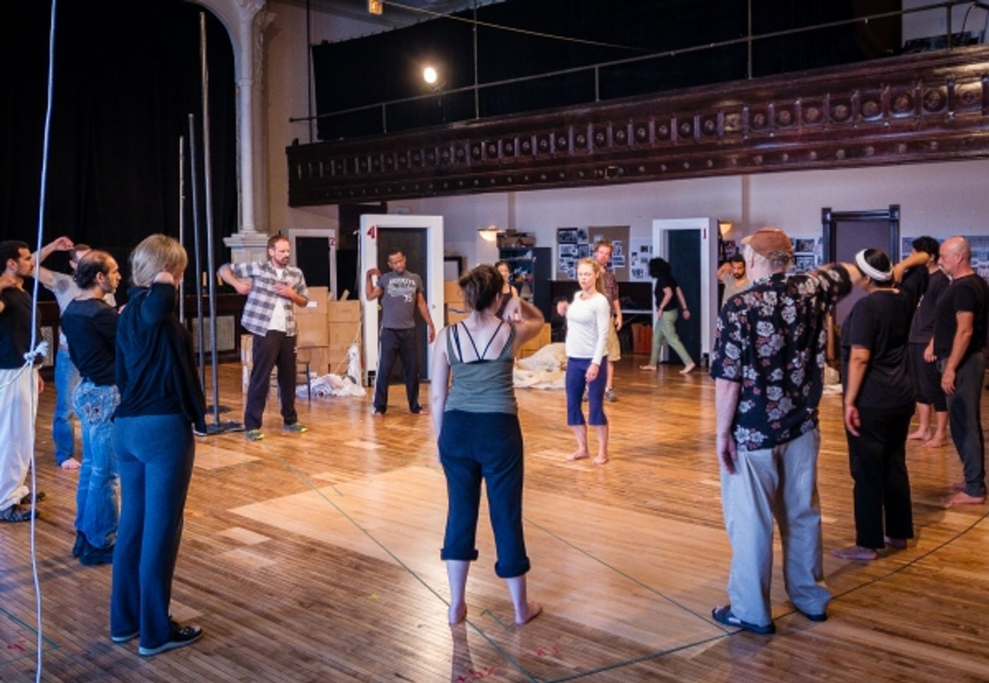 Photo Flash: In Rehearsal for Steppenwolf's Joan Allen-Led THE WHEEL, Begin. 9/12  Image