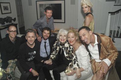 Grant Shaffer, Alan Cumming, Lance Horne, Justin V Bond, Carol Channing and Daniel Na Photo