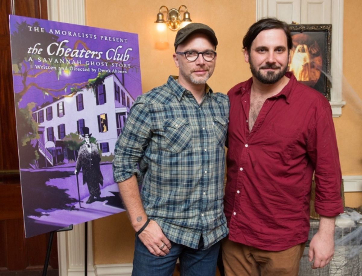 Michael Cerveris and Derek Ahonen at 